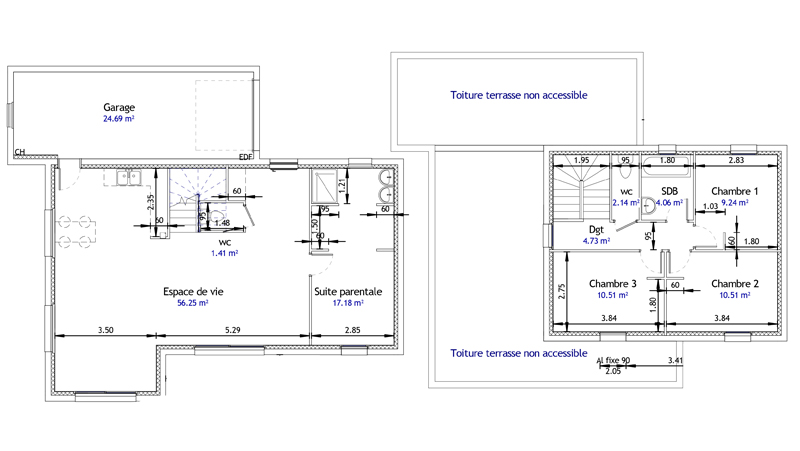 plan maison Alba