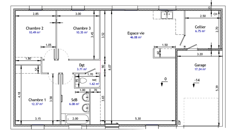 plan maison stella my kaza